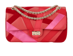 Reissue Flap Bag, Leather, Pink, 24607557( 2017-18), DB, 3*